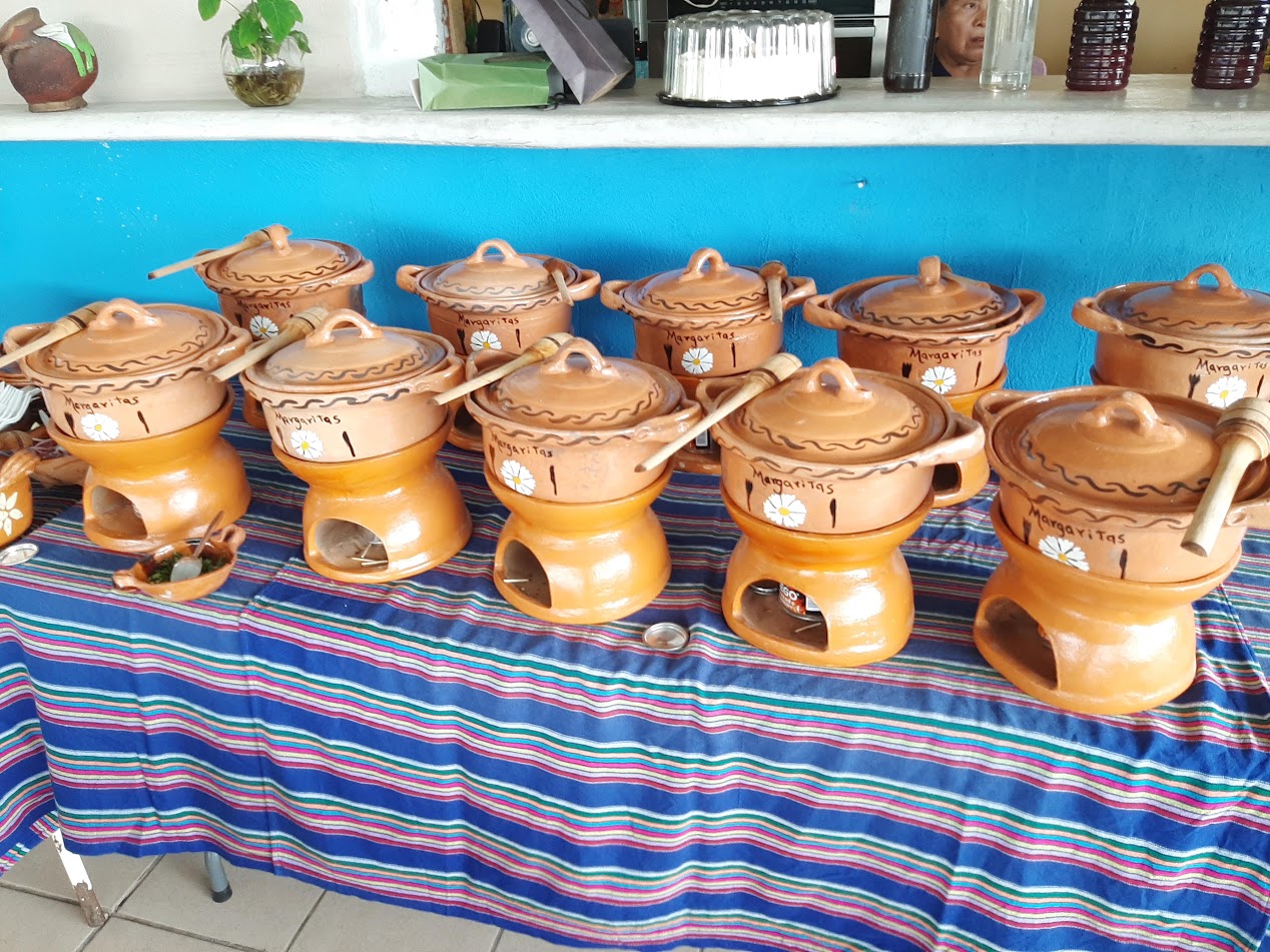 Cazuelas tradicionales del restaurante